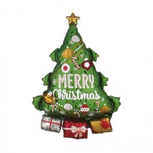 Globo Árbol "Merry Christmas"