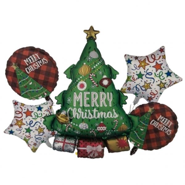 Globo Árbol "Merry Christmas" - Imagen 2