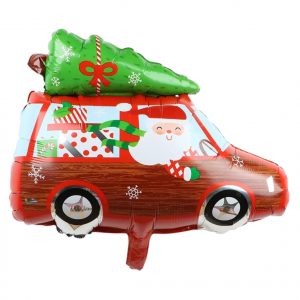 Globo Santa Claus Carrito